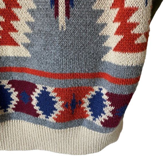 Thread & Supply Southwestern Aztec Utility Lightweight Jacket Pockets Size Med - Picture 9 of 16